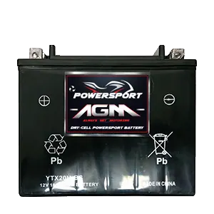 AGM20H-BS REPLACES YTX20-BS/YTX20H-BS