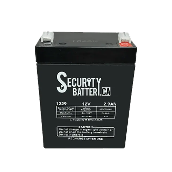 12V 2.9AH
